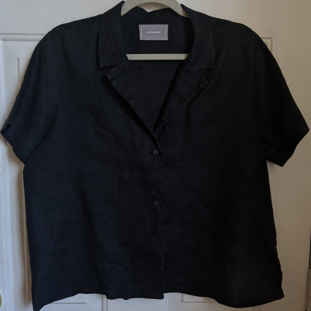 Everlane linen notch-shirt